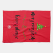 Kerst Alles Keukendoeken Theedoek (Horizontaal)