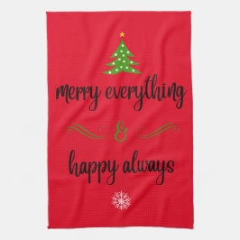 Kerst Alles Keukendoeken Theedoek