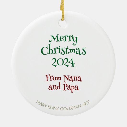 Kerst Alpaca Fleece Navidad Schattigee Keepsake Keramisch Ornament (Achterkant)