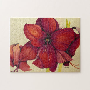 Kerst Amaryllis Jigsaw Puzzel