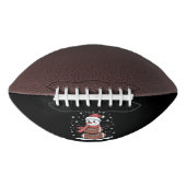 Kerst Amerikaans Football Sneeuwman Xmas Sport (Voorkant)