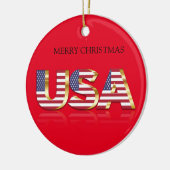 Kerst-Amerikaanse keramische keramische versiering Keramisch Ornament (Links)
