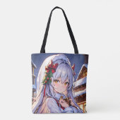 kerst amine tote bag (Achterkant)