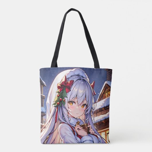 kerst amine tote bag (Achterkant)