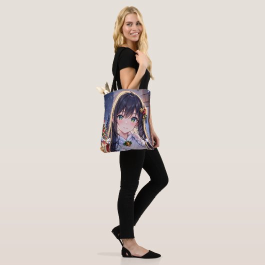 kerst amine tote bag (Op model)