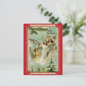  kerst-angel briefkaart (Staand voorkant)