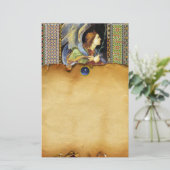 KERST ANGEL door FILIPPINO LIPPI Perkament Briefpapier (Staand voorkant)