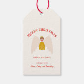 KERST ANGEL HALO CADEAULABEL (Voorkant)