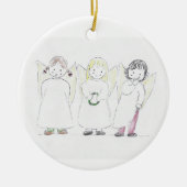 kerst_angels keramisch ornament (Voorkant)