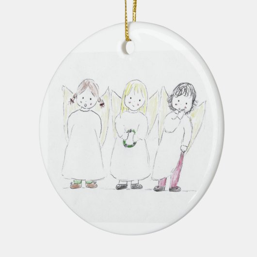 kerst_angels keramisch ornament (Links)