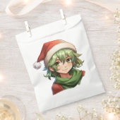Kerst Anime Elf Portret Bedankzakje (Geknipt)