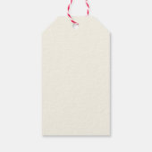 Kerst Anime Elf Portret Cadeaulabel (Achterkant)