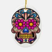 Kerst-annament Suiker Skull Keramisch Ornament (Voorkant)