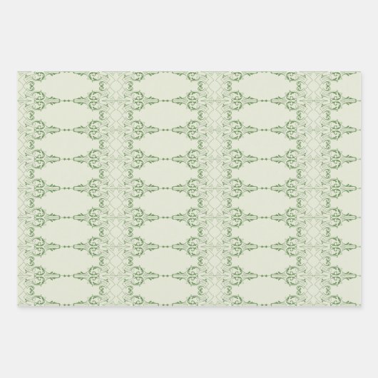 Kerst  Antiek Inpakpapier Vel (Voorkant 2)