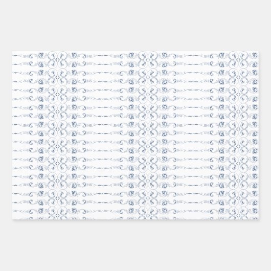 Kerst  Antiek Inpakpapier Vel (Voorkant 3)