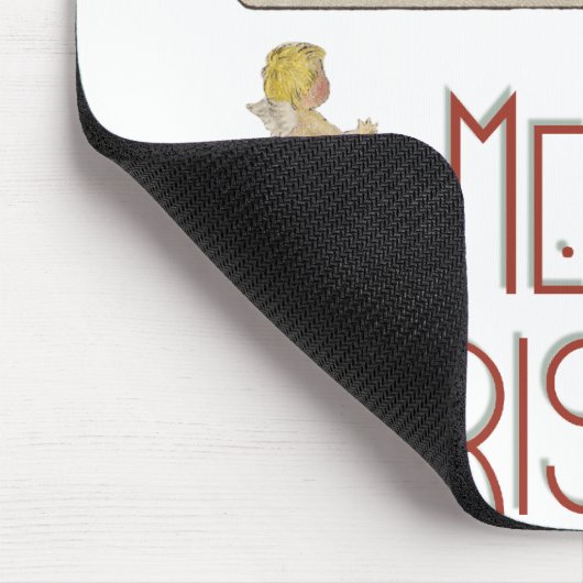 Kerst Antiek Kinderen Illustratie 1920 Muismat (Hoek)