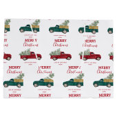 Kerst Antiek pick-up truck Xmas Tree Custom Groot Cadeauzakje (Achterkant)