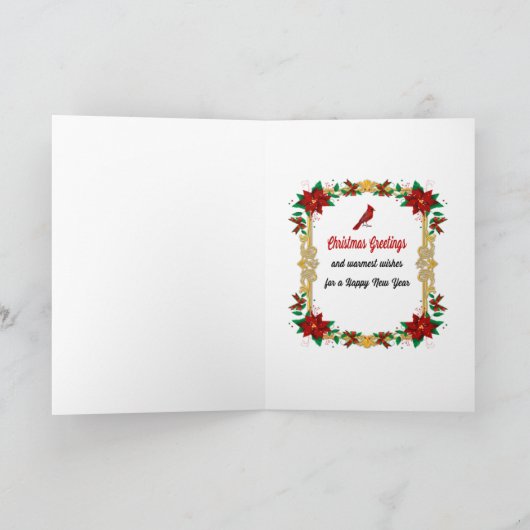 Kerst Antieke auto Kaart (Binnen)