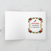Kerst Antieke auto Kaart (Binnen)