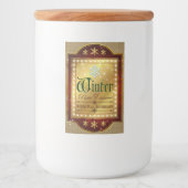 Kerst Apothecary Winter Essence Label Voedselcontainer Etiket (Voorkant)