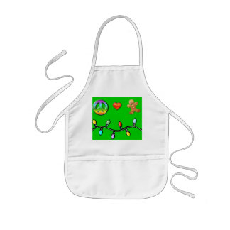 kerst apron kinder schort