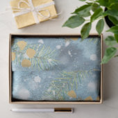 Kerst Aquarelpapier II Ontwerp 7 Tissuepapier (Geschenk)