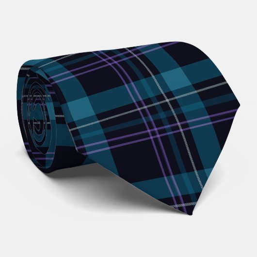 Kerst Argyle Tartan check patroon Stropdas (Opgerold)
