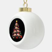 Kerst Armadillo Boom Santa Hoed Ornamenten Xmas (Rechts)