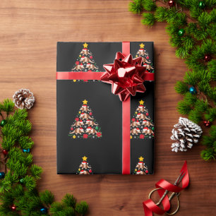 Kerst Armadillo Boom Santa Hoed Ornamenten Xmas Cadeaupapier