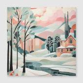 Kerst Art Deco [ magnetisch ontwerp] (Voorkant)