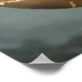 Kerst Art Print, Moody Kerstmis, olieverfschilderi Poster (Hoek)