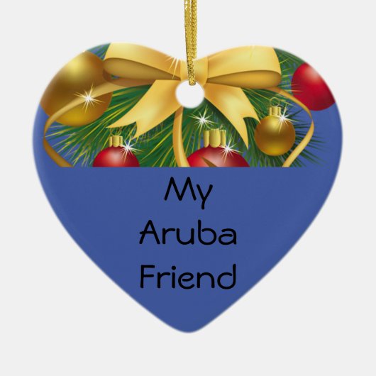 Kerst Aruba Ornament (Voorkant)