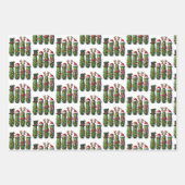 Kerst augurken in pot cadeau wrap papier inpakpapier vel (Voorkant 3)