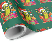kerst-augurkenpapier cadeaupapier (Rol Hoek)