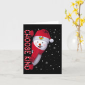 Kerst Autisme Bewustzijn Shirt Kies Kind Sneeuw Kaart (Gele Bloem)