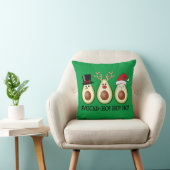 Kerst Avocado Frosty, Rudolph en Santa Kussen (Stoel)