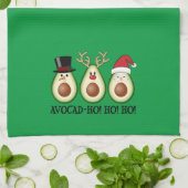 Kerst Avocado Frosty, Rudolph en Santa Theedoek (Gevouwen)