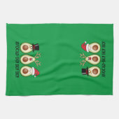 Kerst Avocado Frosty, Rudolph en Santa Theedoek (Horizontaal)