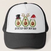 Kerst Avocado Frosty, Rudolph en Santa Trucker Pet (Voorkant)