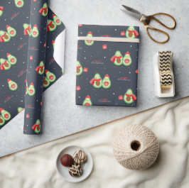 Kerst Avocado Inpakpapier