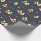 Kerst Avocado Inpakpapier (Hoek)