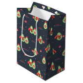 Kerst Avocado's Cadeautas (Voorkant Gekanteld)