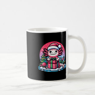 Kerst Axolotl Santa Hat Boy Girl Kinder Xmas Axo Koffiemok