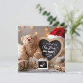 Kerst Baby Aankondiging Social Media (Staand voorkant)