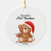 Kerst Baby Beer Ornament (Achterkant)