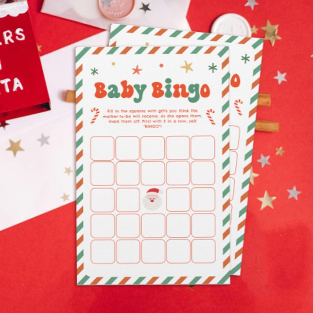 Kerst Baby Bingo Baby Shower Spel (Creator heeft geüpload)
