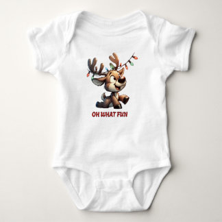 Kerst Baby Bodysuit - Rendieren