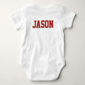 Kerst Baby Bodysuit - Rendieren (Achterkant)