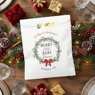 Kerst Baby Borrel Bedankzakje