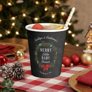 Kerst Baby Borrel Papieren Bekers
